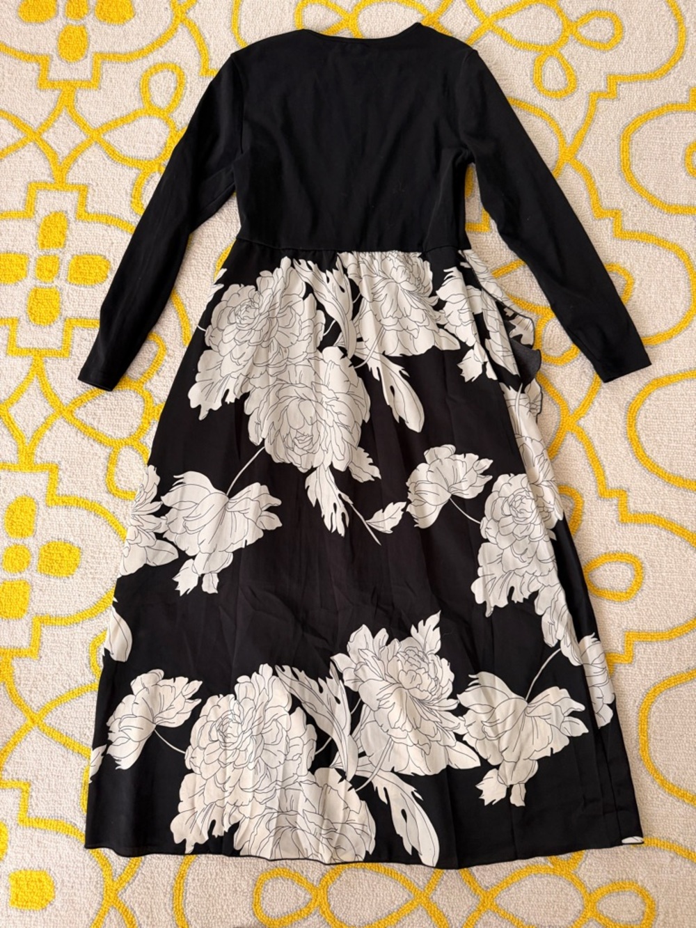 BTFBM Long-sleeve Flowy Dress. Sz L - Picture 5 of 8